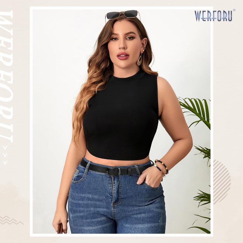 Werforu Plus Size Belt for Women Leather Belt with Metal Buckle Ladies Casual Belt for Jeans Pants - Image 2